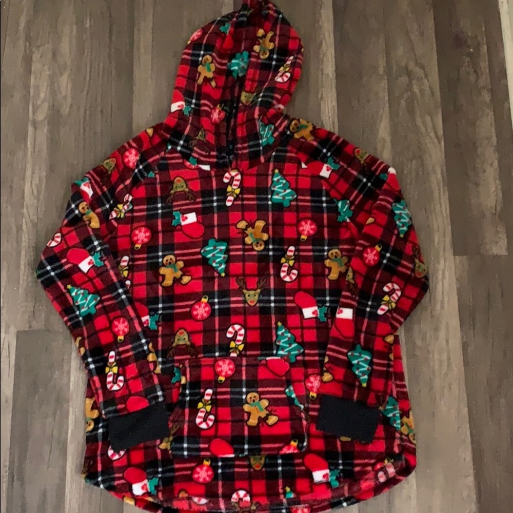 Plaid ginger man hoodie